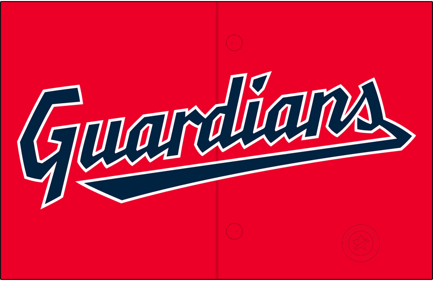 Cleveland Guardians 2022-Pres Jersey Logo v4 DIY iron on transfer (heat transfer)
